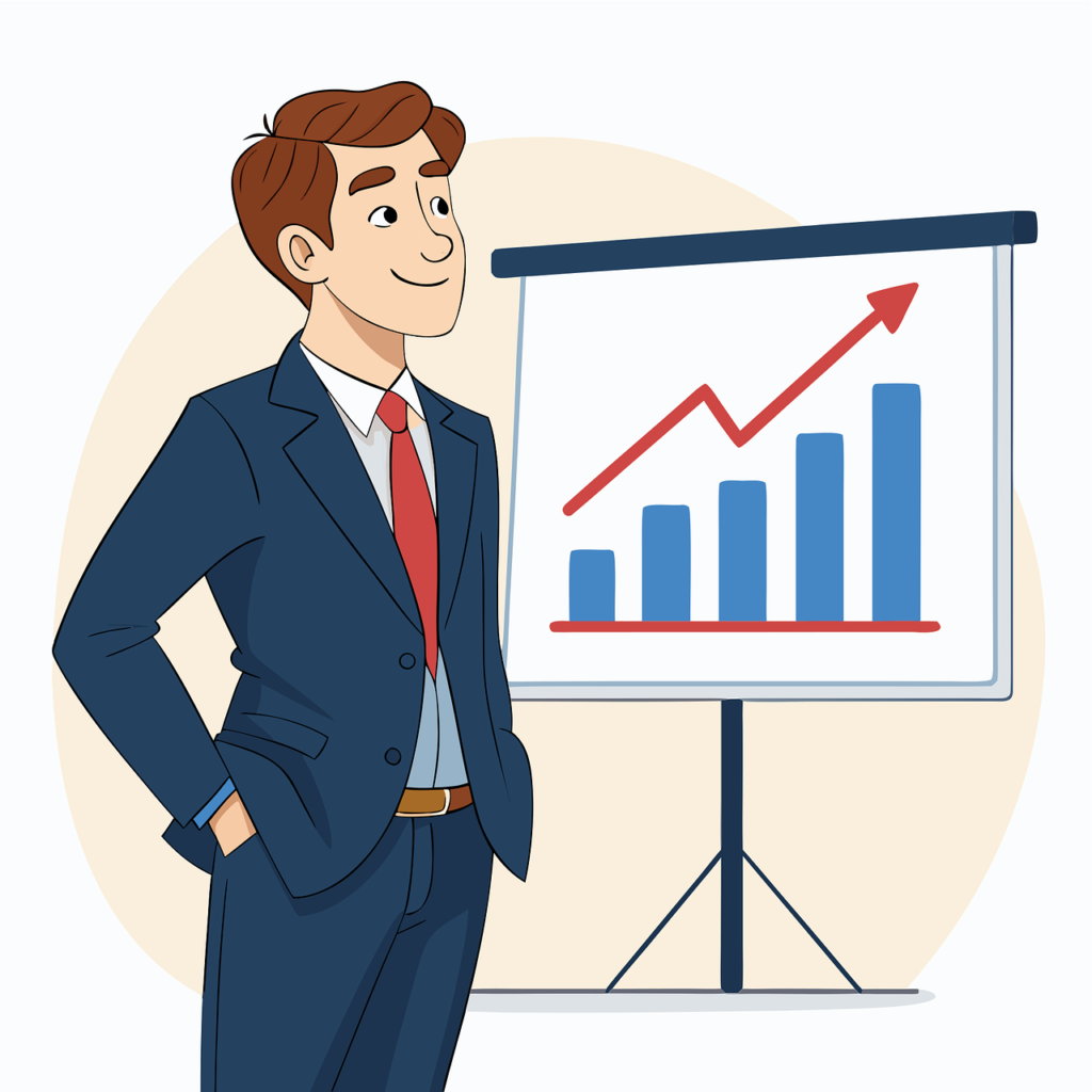 growth, trend, business, diagram, success curve, boom, profit, ai generated