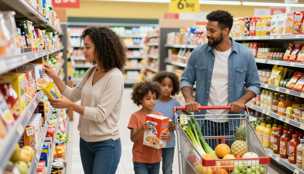 Grocery shopping on a budget